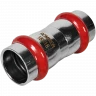 Муфта равнопроходная ROMMER 18 мм из нержавеющей стали, RSS-0017-000018