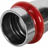 Муфта равнопроходная ROMMER 18 мм из нержавеющей стали, RSS-0017-000018