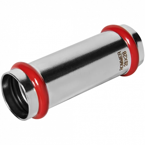 Муфта надвижная ROMMER 28 мм из нержавеющей стали, RSS-0019-000028