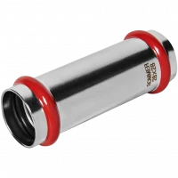 Муфта надвижная ROMMER 28 мм из нержавеющей стали, RSS-0019-000028