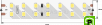 Лента светодиодная LUMKER, 2835, 196 LED/м, 18 Вт/м, 24В, IP33, Теплый белый (3000K)
