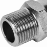 Переходник ВПр-НР 22х1/2" из стали нержавеющей, прессовой ROMMER
