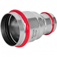 Муфта переходная ВПр 76,1х54 из стали нержавеющей, прессовой ROMMER RSS-1018-007654