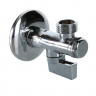 Бытовой шаровой кран угловой с фильтром 1/2" х 3/4" VT.282.N.0405