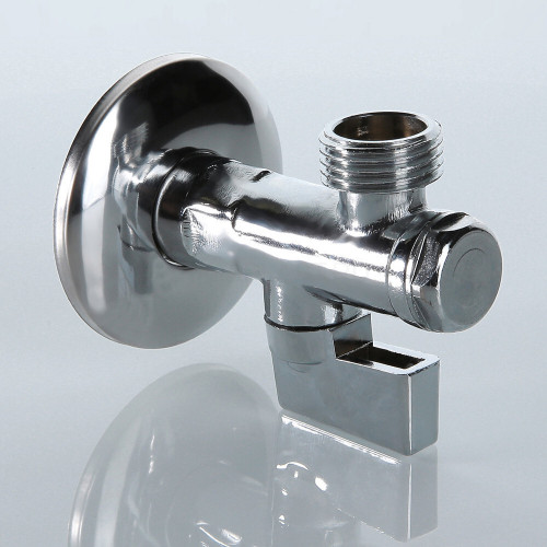 Бытовой шаровой кран угловой с фильтром 1/2" х 3/4" VT.282.N.0405