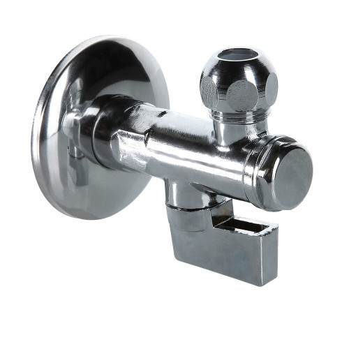 Бытовой шаровой кран угловой с фильтром 1/2" х 3/4" VT.282.N.0405