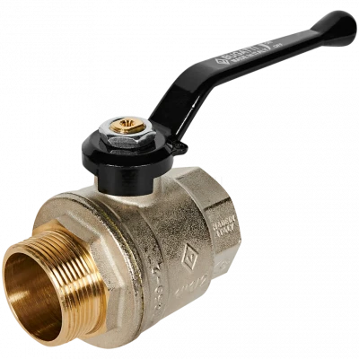 Кран шаровой НВ 1 1/2" ручка OREGON серия 305 полный проход Bugatti