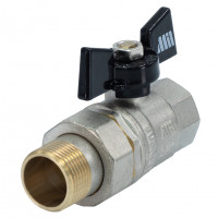 Кран шаровой с американкой 3/4", бабочка Millennium