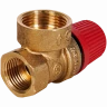 Клапан предохранительный для отопления с манометром 3 бар 1/2"x3/4х1/4" ROMMER