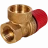 Клапан предохранительный для отопления с манометром 3 бар 1/2"x3/4х1/4" ROMMER