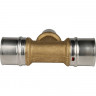 Тройник переходной 32х20х32 для металлопластиковых труб, прессовой STOUT SFP-0005-322032