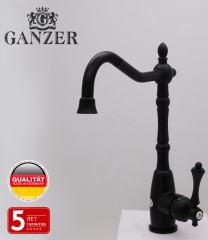 Смеситель для кухни GANZER GZ77021-C, черный