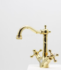 Смеситель для раковины GANZER GZ09112-E, золото