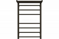 Полотенцесушитель электрический Двин Fs plaza neo 80х50, черный матовый, с полкой
