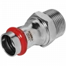 Переходник ROMMER НР 22 мм x 1" из нержавеющей стали, RSS-0021-000221