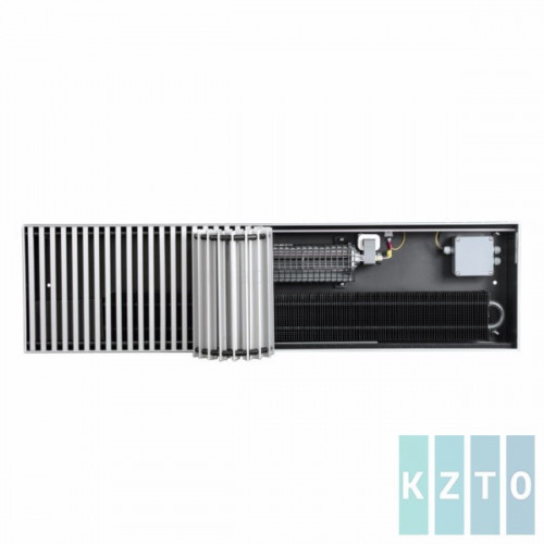 Конвектор внутрипольный водяной Бриз В Turbo 220V 380-140-2500 с принудительной конвекцией КЗТО