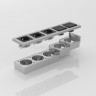 Коробка для накладного монтажа Werkel (серебряный) W8000006
