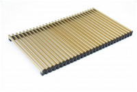 Решетка рулонная алюминиевая для конвектора 420-3800, золото TechnoWarm