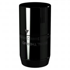 Термоголовка жидкостная Royal Thermo Design М30х1,5 (хром черный)