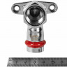 Угольник настенный с креплением ROMMER ВПр-ВР 18 мм x 1/2" из нержавеющей стали, RSS-1011-001812