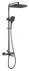 Душевая система GANZER GZ12163-Q, графит