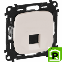 Розетка RJ11 Legrand Valena Allure 753068+755419 Перламутр