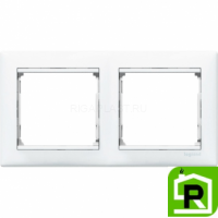 Рамка Legrand Valena 2-постовая белая 774452