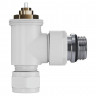 Набор термостатический угловой 1/2" Royal Thermo Design Pro 15мм М30х1,5 (Белый)