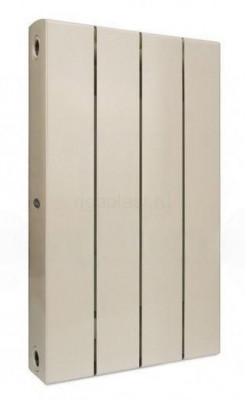Радиатор биметаллический RIFAR SUPReMO 500 10 секций, боковое подключение (айвори)