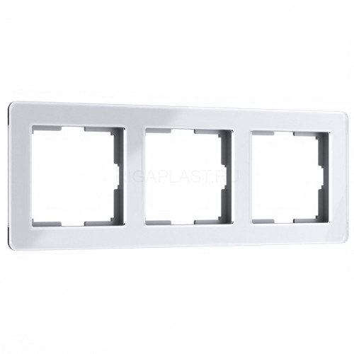 Рамка на 3 поста Werkel Acrylic (белый) W0032701