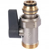 Кран шаровой для контурной гребёнки Multidis SF 3/4" НГ х 3/4" НР Oventrop