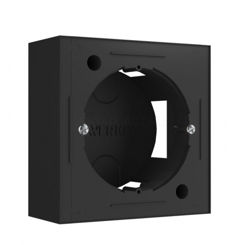 Коробка для накладного монтажа Werkel (черный) W8000008