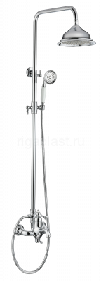 Душевая система GANZER GZ77061, с тропическим душем, хром