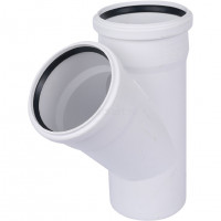 Тройник канализационный RAUPIANO 110/110х45° REHAU