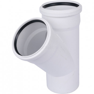Тройник канализационный RAUPIANO 110/110х45° REHAU