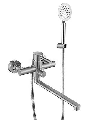 Смеситель для ванны HANSEN HN23304-G, из нержавеющей стали, сатин
