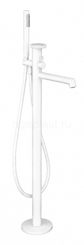Смеситель для ванны GANZER GZ19181-F, напольный, белый