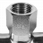 Тройник-переходник ROMMER ВР 22 мм x 1/2" из нержавеющей стали, RSS-0015-002212