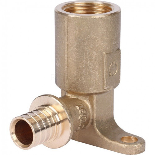Угольник настенный с длинным нарезным патрубком 16-Rp 1/2 STOUT SFA-0032-001612