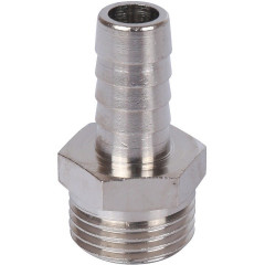 Штуцер STOUT НР 1/2"×12 мм, никелированный, SFT-0067-001212