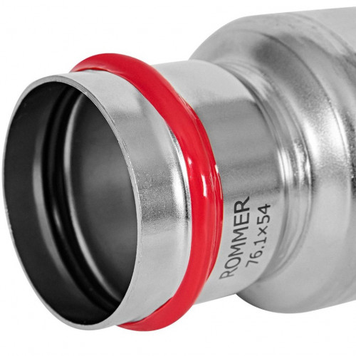 Муфта переходная ВПр-НПр 76,1х54 из стали нержавеющей, прессовой ROMMER RSS-1020-007654
