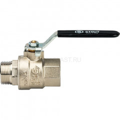 Кран шаровой полнопроходной STOUT 3/4", ВР/НР, ручка «рычаг», SVB-0003-000020