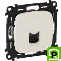 Розетка RJ45 Legrand Valena Allure 753070+755419 Перламутр