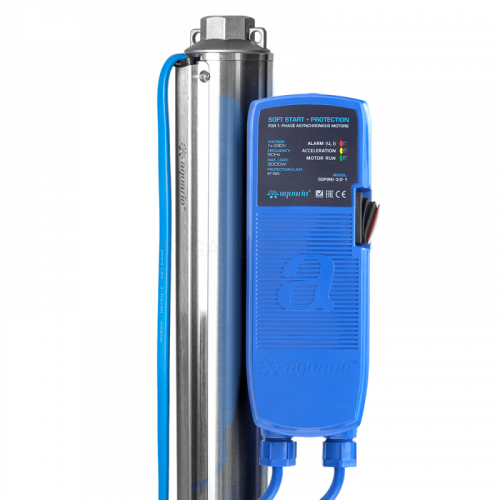Скважинный насос (встр.конд, каб.50м) Aquario ASP1E-75-75(P)