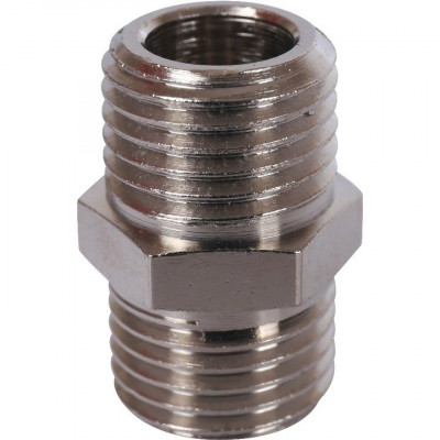 Ниппель HH 1/4, никелированный STOUT SFT-0004-001414