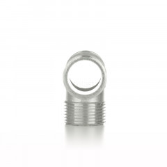 Тройник равнопроходной ELSEN ННН 1/2", латунь с оловянным покрытием (TIN), EBF06.12T