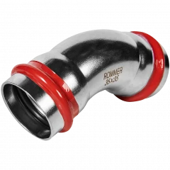 Угольник ROMMER 45° ВПр 35 мм из нержавеющей стали, RSS-0005-000035