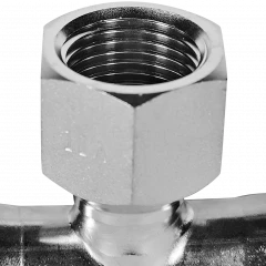Тройник-переходник ROMMER ВР 15 мм x 1/2" из нержавеющей стали, RSS-0015-001512