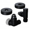 Набор термостатический трехосевой 1/2" Royal Thermo Design Pro 15мм М30х1,5 (Черный)
