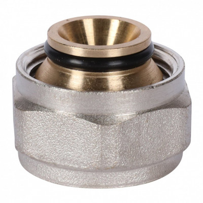 Фитинг компрессионный для труб PEX-AL-PEXb 16х2,0х3/4 ROMMER RFC-1021-001620